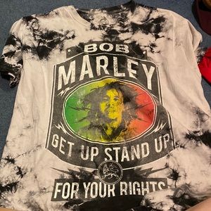 Bob Marley tie dye shirt
